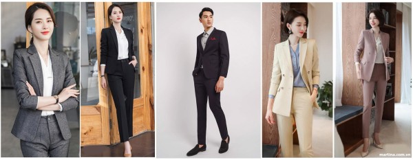 Các kiểu đồng phục vest công sở nam nữ đẹp nhất 2021- May đồng phục công sở